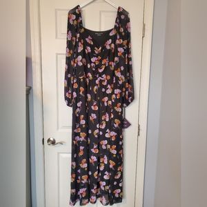 Plus Size Floral Dress